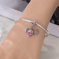 Encanto de Flamenco y Unicornio de Plata Esterlina 925 Joyería de Pulsera Original DIY para Mujeres - details 25