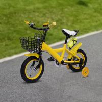 Bicicleta para niños con ruedas de entrenamiento, amarillo, 12 ", Modo de frenado Dual, alta durabilidad - details 0