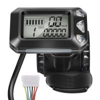 Acelerador de interruptor de pantalla de visualización de instrumentos de Scooter eléctrico ajustable, 24V, 36V, 5,5 pulgadas, piezas de Scooter (6 pines) - details 0