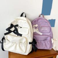 Mochilas Linda Mochila Escolar Estudiantes Estilo Universitario Bowknot Personalidad Kawaii Bolsas para Mujeres Niñas - details 17
