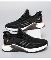 Flyknit malla deportes al aire libre para estudiantes 2023 nuevos zapatos de tela cómodos informales de verano para hombres, zapatos para correr ligeros - details 13