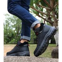 Botas de Invierno para Hombres Calentitas Zapatillas de Deportes de Cuero de Alta Calidad - details 23