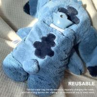 Stitch Home Bolsa de Agua Caliente 500ml Suave Almohadilla Térmica de Invierno para Manos y Pies con Caparazón de Peluche para Calentamiento Rápido,... - details 2