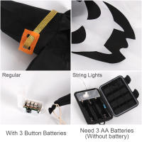 Luz LED intermitente para decoración de Halloween, lámpara colgante para Festival de fantasmas, sombrero de mago, suministros de fiesta - details 3
