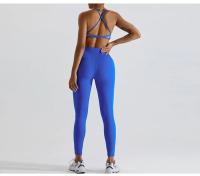 Mallas de Yoga para mujer, Leggings deportivos de cintura alta, elásticos, sin costuras, para gimnasio - details 12