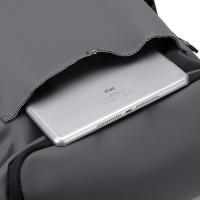 Mochila para ordenador portátil de alta calidad para hombre, morral grande de piel sintética, resistente al agua, con carga USB, para negocios, urbano - details 7