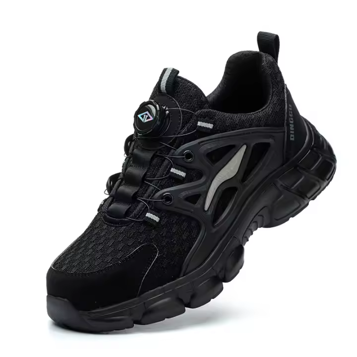 Zapatos de seguridad para hombre con puntera de acero, zapatos de trabajo antigolpes, zapatillas deportivas, zapatos indestructibles ligeros a prueba de pinchazos, envío triangular - 1
