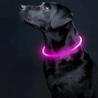 Collar LED Para Perros Y Gatos Modos Luz Brillante Prevenimiento De Pérdida Accesorios Para Mascotas Collar Luminoso Para Perros - details 4