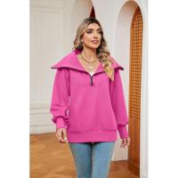 Sudadera con capucha de mujer de manga larga de moda de invierno con - details 16