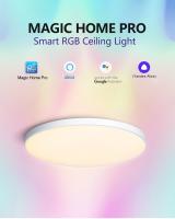 Luz LED de techo inteligente para el hogar, iluminación RGB de 48W con función de voz, atenuador de sincronización para interior, dormitorio, sala de estar y cocina - details 0
