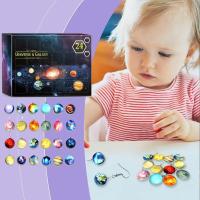 Kit de joyería navideña, Kit de colección de plantas del universo, pendientes de 24 días, collar, caja de calendario de cuenta regresiva - details 5