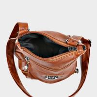 Funda para funda, bolso cruzado de tres capas para teléfono, bolso de pecho Retro impermeable para teléfono, bolso de mensajero Vintage de gran capacidad para teléfono móvil - details 9