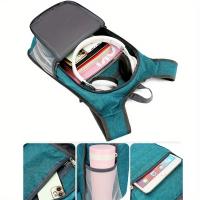Mochila Plegable Ligera de 20L - Alta Calidad, Resistente al Desgarro, Correas Ajustables para Senderismo, Viajes y Aventuras al Aire Libre - Unisex, Diseño Compacto, Múltiples Compartimentos, Relleno de Malla, Color Verde Azulado, Mochila de Viaje - details 3
