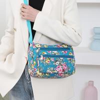 Bolso Cruzado de Lienzo con Estampado Floral Correa Ajustable, Cierre de Cremallera, Forro de Poliéster, Colores Mixtos, Mini Bolso de Hombro Casual para Mujeres Accesorio Casual - details 4