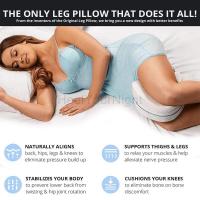 Almohada ortopédica de algodón con memoria para piernas, alivio del dolor de cadera y cintura - details 1