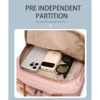 Bolsa de lavado de viaje con Gancho Bolsa de cosméticos portátil Bolsa de viaje impermeable para mujer - details 6
