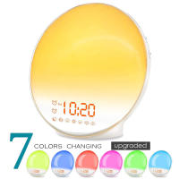 Reloj despertador Bluetooth, Reloj despertador del amanecer, Simulación de amanecer / atardecer con luz de despertador, 17 luces - details 10