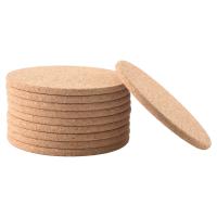 Juego de 10 posavasos de corcho para bebidas, absorbentes y reutilizables, 90mm, 5mm de grosor - details 7