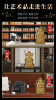 Estatua de latón puro, apertura de almacenamiento para el hogar, juego de Dios de la riqueza Wen de cobre, decoración del hogar de gran tamaño - details 5