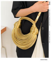 Nuevo Bolso de mano tejido a mano para pan y fideos, con cable eléctrico, para hombro, - details 0