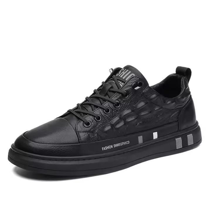Nuevos Zapatos deportivos De moda para Hombre, Zapatos informales De cuero para Hombre, Zapatos ligeros para correr, zapatillas transpirables, Zapatos De ocio al aire libre para Hombre - 1