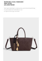 Bolso de mano de gran capacidad, nuevo bolso grande y versátil para mujer, bolso de hombro, bolso de cesta de verduras tejido elegante francés. - details 28