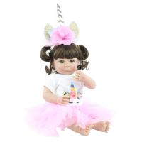Muñeca de bebé Reborn de cuerpo completo de silicona para niña, Mini bebé de Vinilo Suave, juguete para bañarse, regalo de cumpleaños para niños, 40cm - details 1