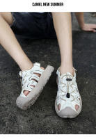 Sandalias de Cuero de Vaca Casuales de Gran Tamaño Zapatos de Playa de Verano para Hombres - details 15