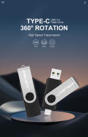 JASTER Flash Drive de Alta Velocidad OTG de 64GB Llavero Ligero Plateado - details 3