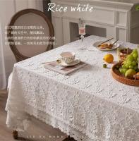 Mantel de banquete ENCE de lujo, funda blanca americana bordada para salón y dormitorio - details 4