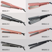 Plancha de pelo profesional, plancha plana con pantalla LED, plancha alisadora de pelo de titanio - details 9