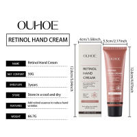 Crema de manos Retinol, cuidado hidratante con manteca de karité para líneas finas en las manos, mejora la sequedad y la nutrición - details 0