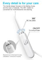 Irrigador Bucal Dental Profesional, con 2 Boquillas Multifuncionales, 10 Ajustes de Presión del agua, 600ml - details 7
