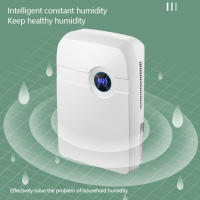 Deshumidificador silencioso para habitación, deshumidificador eléctrico con tanque de agua de 2,5 L y apagado automático, 42 W - details 4