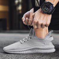 Otoño Versátil Extra Grande 45 Flyknit Deportes y Ocio 46 Zapatos de Moda de Malla Transpirable para Hombre 47 Negro - details 3