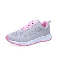 Zapatillas deportivas planas de malla transpirable para hombre, zapatos casuales para mujer, moda para caminar - details 6