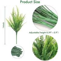Césped Artificial UV Resistente Planta Falsa Verde para Decoración al Aire Libre - details 2