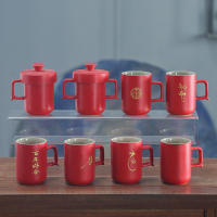 Taza maestra de cerámica de celebridades de Internet, juego de Kung Fu con orejas, tamaño, tazón de té, taza para beber en el hogar - details 10