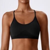 Sujetador deportivo sin costuras con espalda cruzada, agradable al tacto y de alta calidad para mujer - details 7