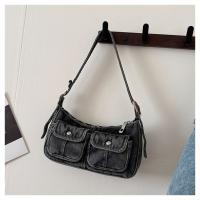Bolso de mano de moda, bolso vaquero Retro, bolso cruzado para axila, bolso de hombro para chica picante, bolso para axila, bolso de tela Y2K, ropa de calle - details 32
