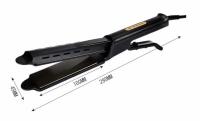 Plancha de pelo para mujer, Panel ancho, ajuste de temperatura de cuatro engranajes, plancha plana iónica de turmalina cerámica - details 4