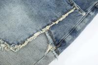 Pantalones vaqueros sueltos para hombre, pantalones cortos de pierna ancha, rectos, informales, de cinco puntas, de talla grande - details 8