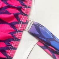 Traje de baño de sirena para niños de tres piezas grandes, medianas y pequeñas niñas princesa falda cambio gradual color fiesta rendimiento traje bikini traje de baño dividido - details 5