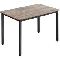 Mesa de Comedor-Cocina 70 x 110 x 77cm Diseño de Mezcla Gris-Negro Ideal para 4 Personas - details 0