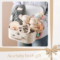 Bebés, regalo de cumpleaños, cesta bebe regalo, bautismo conejo elefante - details 4