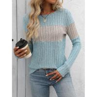 2025 Camiseta de Manga Larga para Mujer, Moda Otoño Invierno, Top de Cuello Redondo, Ropa Popular Coreana para Mujeres - details 14