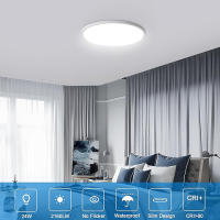 Lámpara de Techo LED Ultrafino, plafón Impermeable IP54, 24W, para Techo Blanco, 2100LM - details 1