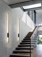 Lámpara de Pared Nórdica Moderna LED Luz Larga para Decoración de Sala Dormitorio y Baño PARKSON Metal Aluminio y Hierro con Pintura Control Remoto o Apps 85-265V - details 4