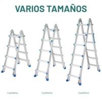 Escalera Articulada Multiuso para usar en el trabajo o en casa
