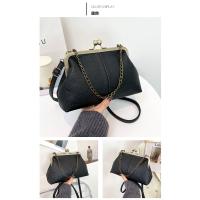 Nueva Bolsa de Concha 2025 Patrón de Lichi, Clip de Cadena, Bolso de Mano para Mujeres Sencillas - details 44